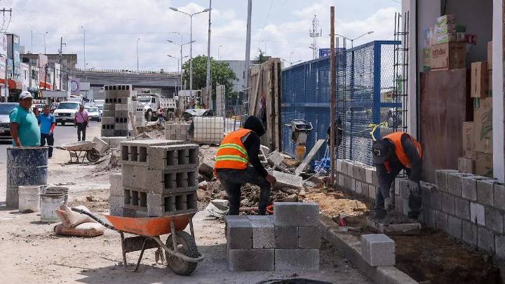 Infraestructura: avanza la construcción de la barda en la Central de Abasto; solo hay tres amparos