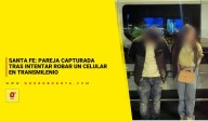 Santa Fe: pareja capturada tras intentar robar un celular en TransMilenio