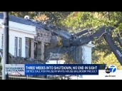White House ballroom project continues amid shutdown