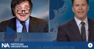 En Saturday Night Live se burlaron de Javier Milei: lo compararon con un personaje de comedia