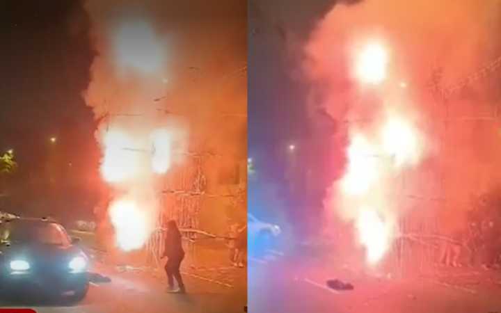SJL: Auto atropella a dos personas durante celebración al Señor Cautivo y huye del lugar