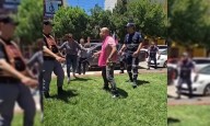 Según la policía, “se intervino de forma inmediata para hacer cesar la pelear y restablecer el orden”