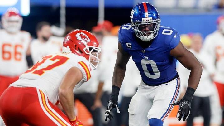 Giants' Brian Burns off to a super start in second season with club