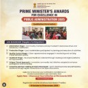 Applications for PM’s awards for excellence in public administration open till November 15