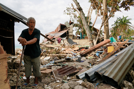 Víctimas de un tifón en 2021 en Filipinas reclaman una indemnización a Shell