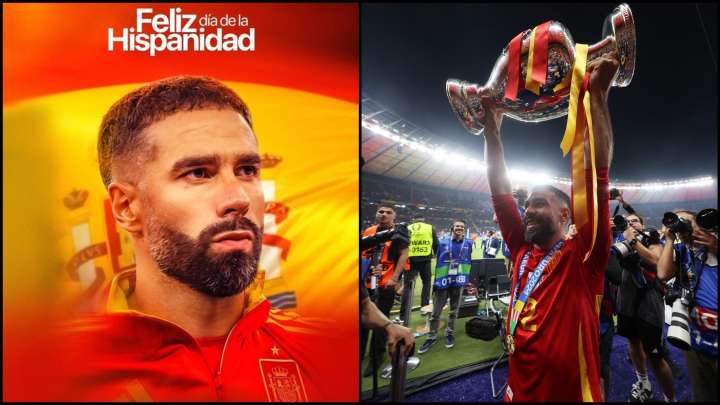 Dani Carvajal revienta a 'likes' las redes sociales con su mensaje en el Día de la Hispanidad