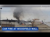 Car fire damages other vehicles in parking garage at Woodfield Mall in Schaumburg, video shows