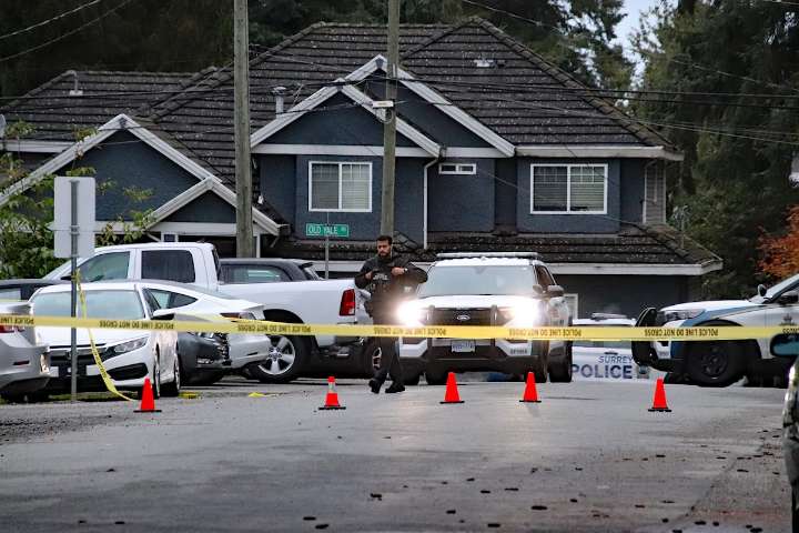 Woman critically injured in overnight Surrey shooting