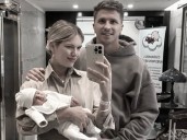 Pura ternura. Eva Bargiela compartió fotos inéditas del nacimiento de su primer hijo con Gianluca Simeone