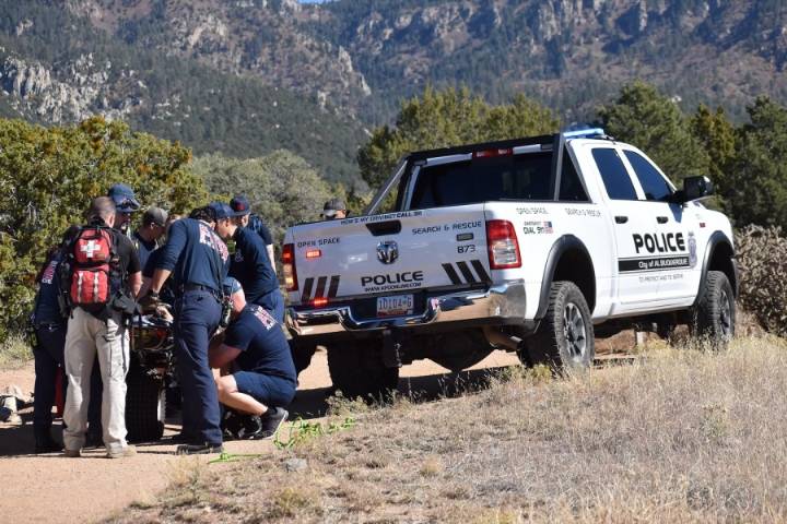 Hiker rescued after being injured in the Elena Gallegos Open Space