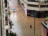 Inundaciones y caos en Ibiza por lluvias torrenciales paralizan vuelos y carreteras.