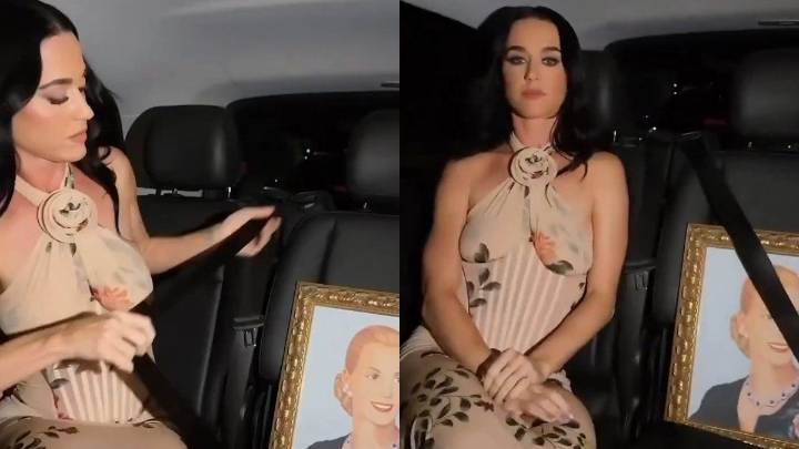El video de Katy Perry "cuidando" a Evita que se hizo viral