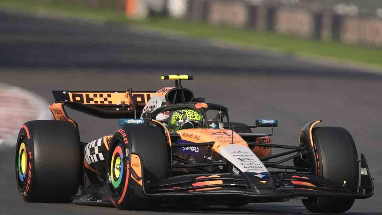 Norris takes pole in Mexico as Piastri struggles, Hamilton shines for Ferrari