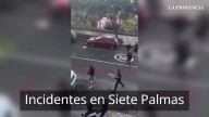 Batalla entre ultras de Las Palmas Atlético y el Alcalá