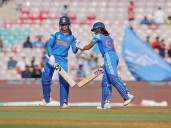 Smriti Mandhana matches century records during ODI World Cup game
