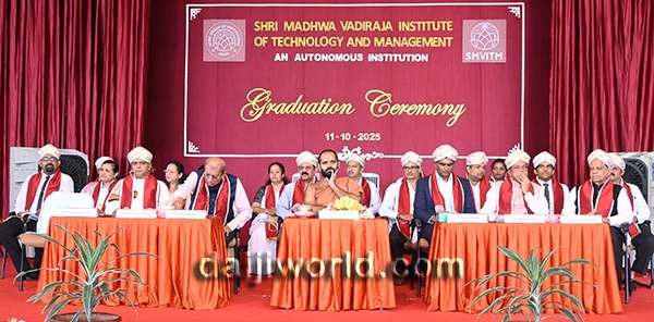 Udupi: Graduation Day 2025 held at SMVITM, Bantakal