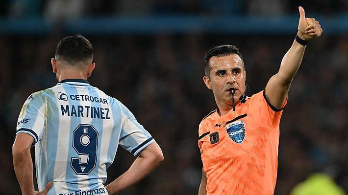 "Increíble, jugó para Flamengo": Destrozan en Argentina al árbitro chileno Piero Maza tras eliminación de Racing de la Copa Libertadores