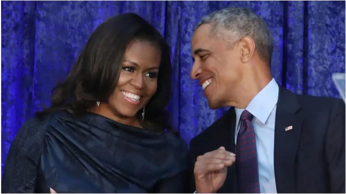 'Slay with Your Nobel Prize Winning Husband': Barack Steps Out With an Unrecognizable Michelle, Leaving Fans to Zoom In On Her New Look 