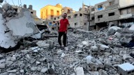 Video: Freed Palestinian detainee returns to the ruins of his Gaza home