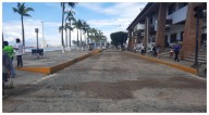 Se abrió la circulación vial en el Centro de Puerto Vallarta, tras limpiar inmediaciones de Malecón