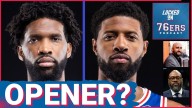 How far BEHIND is Paul George's HEALTH from Joel Embiid's?