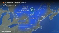 Big cooldown coming, with morning lows dropping to low 40s in parts of N.J.