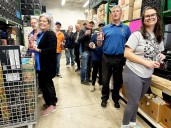Brockville Rotarians top last year's food drive total