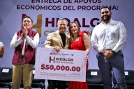 Mipymes de Hidalgo se benefician con apoyos de 50 mil pesos para fortalecer sus negocios