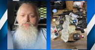 One arrested after drug raid finds meth, guns, and cash, sheriff's office says