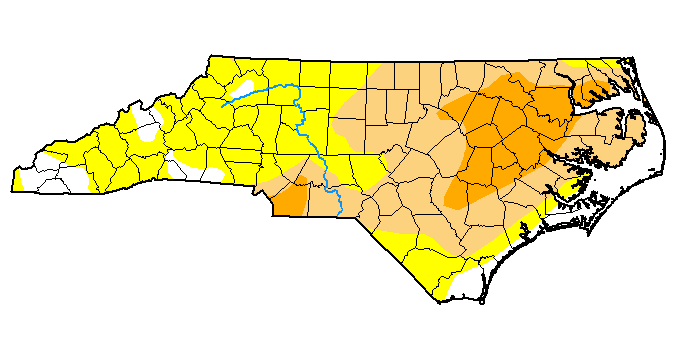 Drought moves into NC's Guilford; Forsyth extremely dry