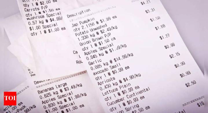 Stop touching your shopping receipts! Scientists warn of toxic chemicals in thermal paper