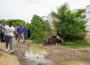 Así va el saneamiento de quebrada en Carirubana: FOTOS