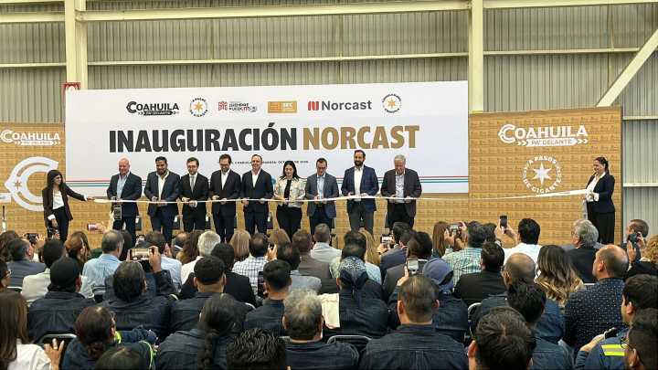 Con una inversión de 650 millones de pesos se inaugura planta Norcast en Torreón