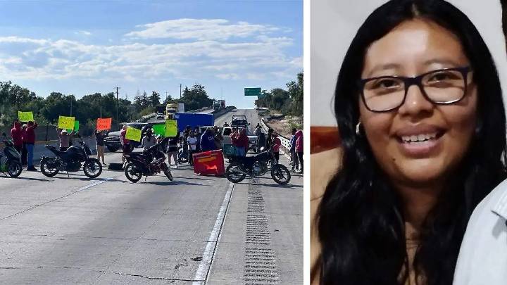 Bloquen la Puebla-Orizaba por desparición de Marían N en los Reyes de Juárez