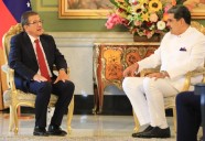 Maduro recibió cartas credenciales del embajador de Cuba