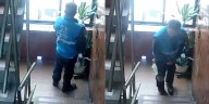 Funcionario del Acueducto buscado por vecinos, imágenes muestran que orinó en matera de edificio residencial