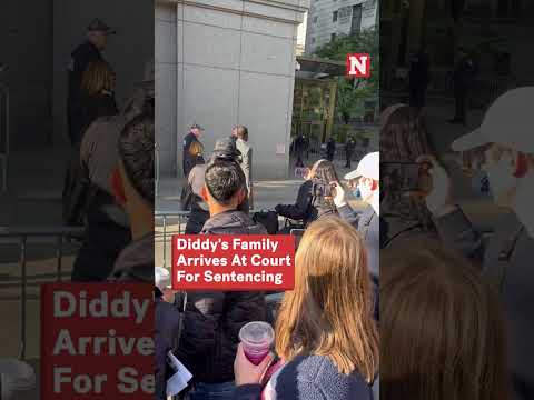 Diddy's Family Appears At Court For Rapper's Sentencing