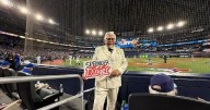Was that Colonel Sanders behind home plate at the Blue Jays game?