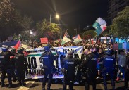Más de 1.500 personas se concentran a favor de La Flotilla en Salamanca