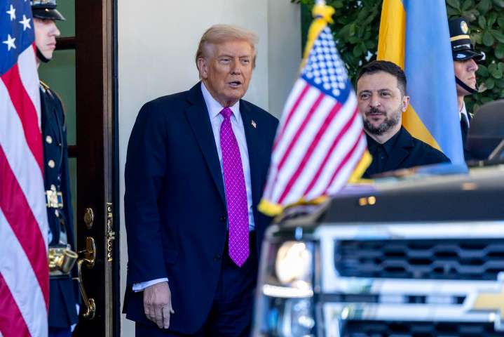 Trump recibió a Zelenski en la Casa Blanca para tratar sobre eventual fin de la invasión rusa (VIDEO)