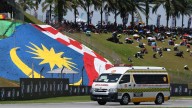 José Antonio Rueda y Noah Dettwiler, fuera de peligro tras un aterrador accidente en el Gran Premio de Malasia antes de la carrera de moto 3