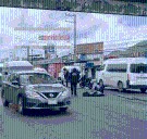 MOTOCICLISTA ACCIDENTADO SOBRE LA CARRETERA FEDERAL MÉXICO