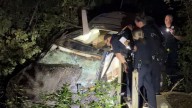 Car crashes into creek at Twin Lakes Preserve in Wantagh