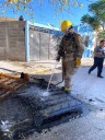 Incendio en Colonia Analco 2 de Ramos Arizpe controlado por Bomberos
