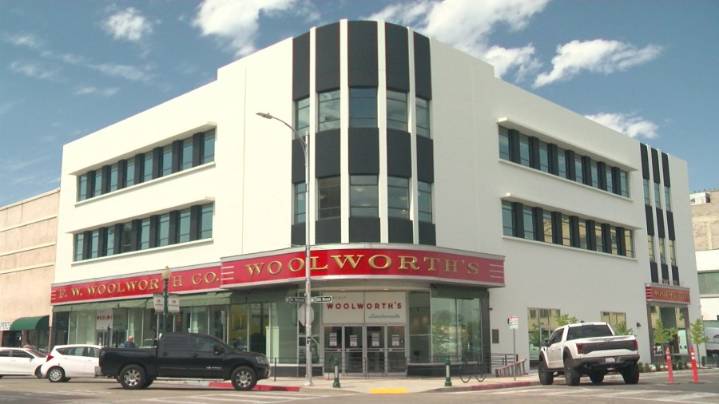 Woolworth's isn't open yet, but its coffee bar is -- and so is Moneywise upstairs