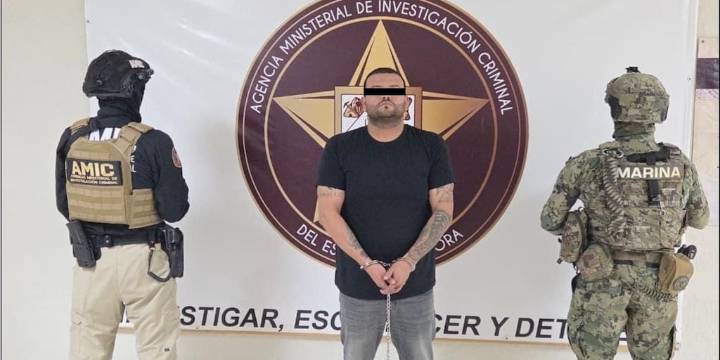 Detienen a “Tomate”, integrante de célula delictiva ligada al “Mayito Flaco” en Sonora