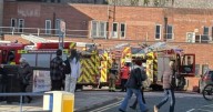 Man treated for burns and premises evacuated in shopping centre fire
