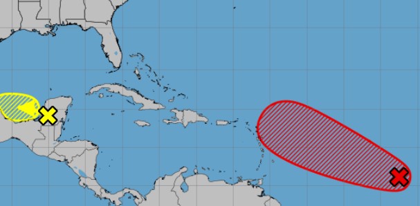Tropical Storm Jerry forms in the Atlantic