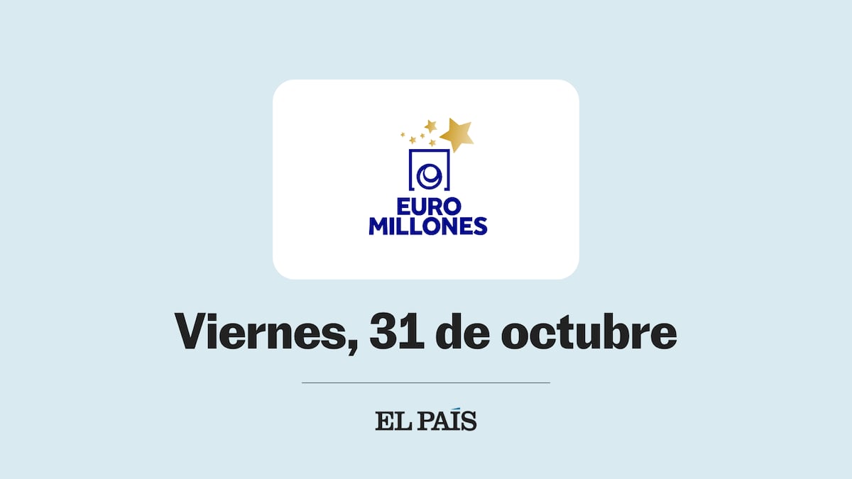 Euromillones: comprobar sorteo del viernes 31 de octubre