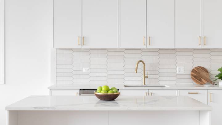 Keep A White Kitchen From Looking Dull With One Simple Design Rule